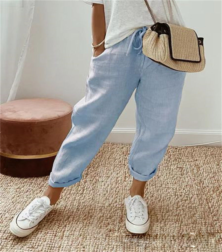 1+1 IN OMAGGIO | Lois - Pantaloni Eleganti in Cotone